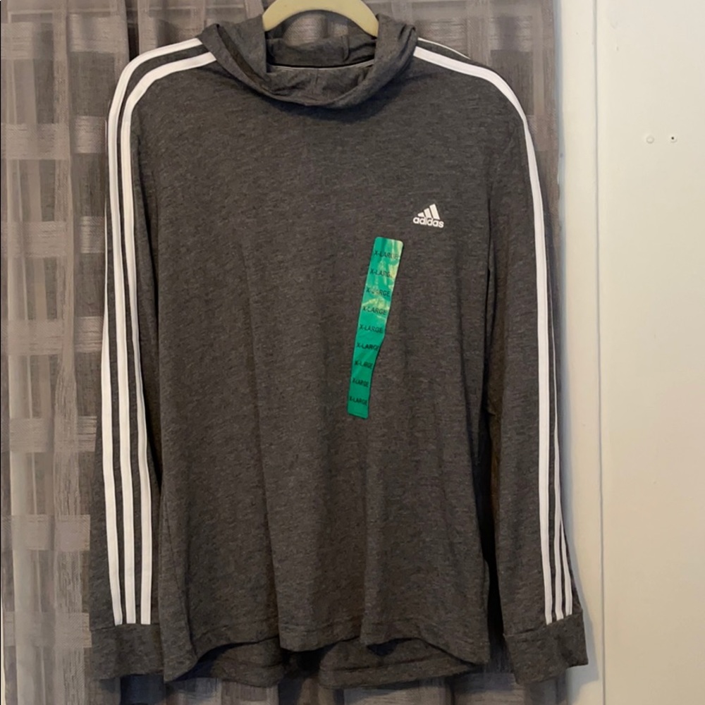 Adidas grey XL hoodie t-shirt sweater